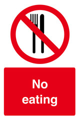 No eating