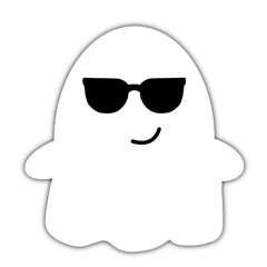 Ghost with sunglasses 