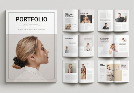 Modern Studio Book Layout
