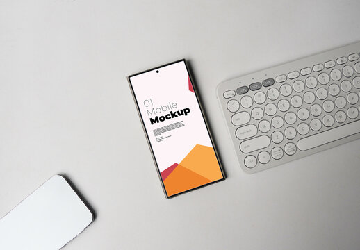 Mobile Phone Screen Mockup