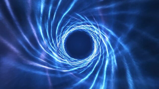 Abstract futuristic design with radiant light elements and dynamic flowing lines against a dark background
