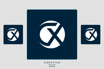 CX, XC, X, C, Abstract Letters Logo Monogram