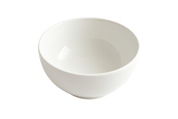 An Empty white ceramic Bowl. Perfect for soup, cereal, or snacks. Clean, simple, and elegant design for your kitchen.