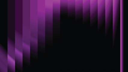 Modern elegant background with 3D purple and magenta stripes on a dark backdrop.