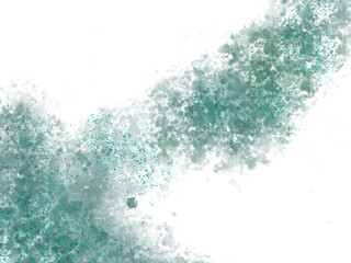 Abstract liquid watercolor background with dusty blush color. Turquoise marble alcohol ink image effect with abstract dark blue ink waves.