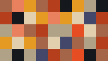 Vibrant Balanced Color Grid — Modern Abstract Vector Design Background with Dynamic Composition