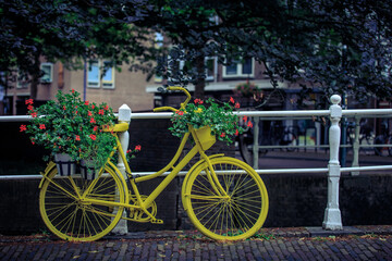Old city of Delft, Netherlands