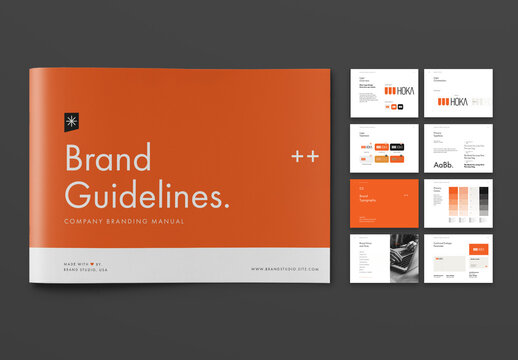 Brand Guideline Layout Template