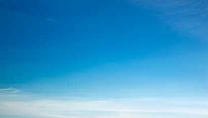 Obraz premium Soft Gradient Blue Sky Background