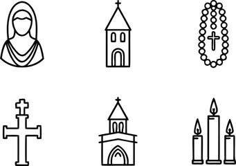 Naklejka premium Immaculate Conception Day Celebration in Austria Illustration. Austria Immaculate Conception Catholic Holiday Artwork. Religious Celebration in Austria Immaculate Conception Design. Austria Faith