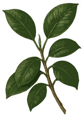 Naklejka premium Ficus elastica