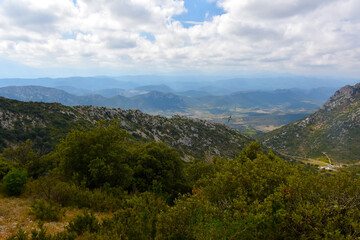 Vue sur la vallée de l'Agly