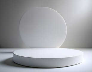 immerse yourself in the sophistication of a white textured podium offering a clean and modern display the subtle texture adds depth to the platform creating a lifelike image