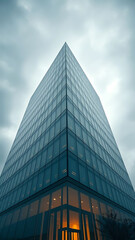 Obraz premium modern office building background wallpaper