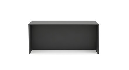 Naklejka premium Shop black modern reception desk for office and home workspace furniture online store sale