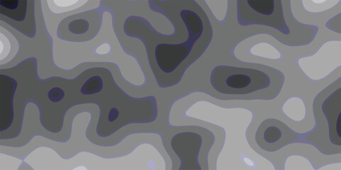Abstract topographic contour map pattern with smooth gradients and organic shapes in shades of gray and purple, representing elevation changes and terrain visualization