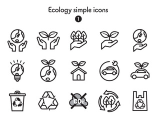 シンプルアイコン集 エコ