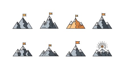 Animated office team icons representing leadership, business strategy, and effective teamwork in modern corporate environments.