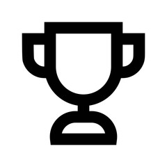 Trophy award icon vector UI