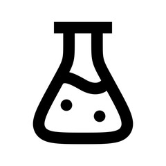 Flask icon vector UI 