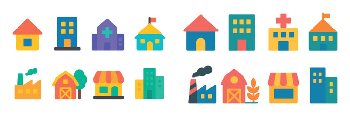 Colorful AI Role Icons