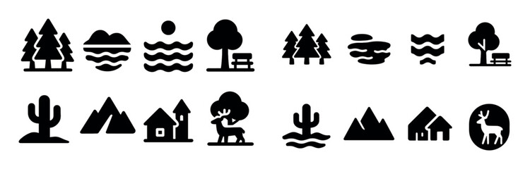 Ecology Icons Grid