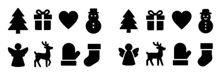 Obraz premium Christmas Icon Set