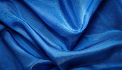 Fototapeta premium Surface Of Blue Fabric For Background