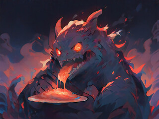 A monster that eats scary dreams