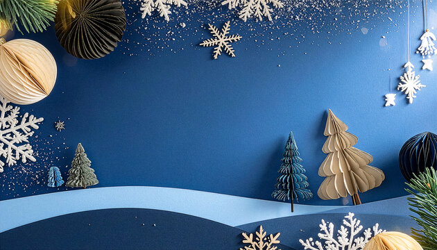 Christmas Collection - Magical Christmas Forest Under Falling Snow - 魔法のような雪降るクリスマスの森 - 035