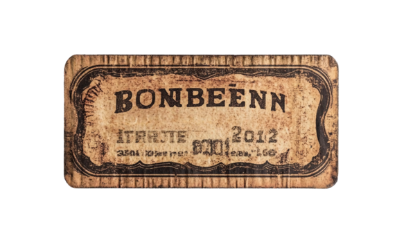 Vintage inspired Oktoberfest stub highlighting cultural heritage, festive fun, and collectible design isolated on white background PNG