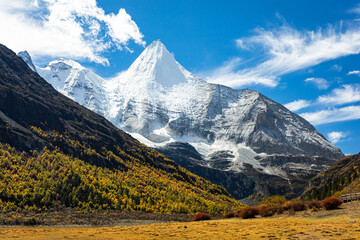 Beautiful landscape of Yading Nature Reserve