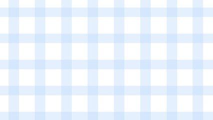 Blue and white plaid fabric texture background. Seamless pattern checkered wallpaper.	