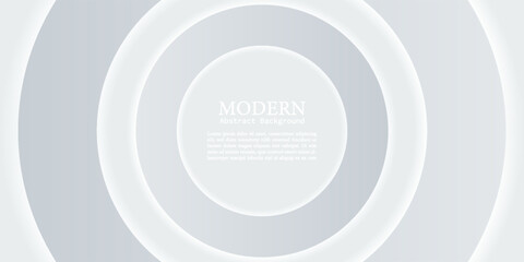 realistic semi circle 3D pattern abstract background. Simple design, website, poster