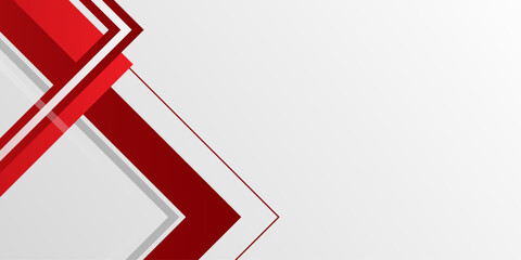 Red, white modern abstract background design. Hi-tech red corporate abstract background. Geometric vector illustration design with curve wave lines pattern texture. banner pattern presentation bg.	