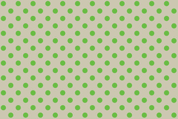 abstract Green colour polka dots on Cornsilk colour background pattern design.
