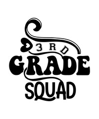 3rd grade squad svg