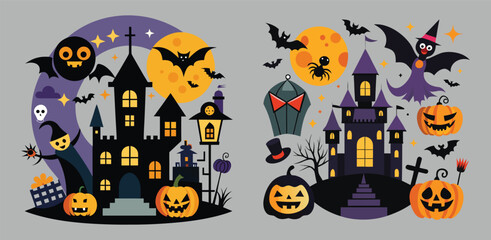 Fototapeta premium halloween monsters spooky halloween