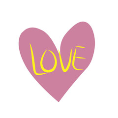 love pink with word LOVE