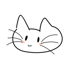 vector illustration of a cat