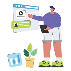 Content Management PNG file on transparent background