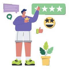 Content Feedback PNG file on transparent background