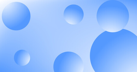 Blue Sky abstract background with circles for wallpaper web page background banners and Copy Space