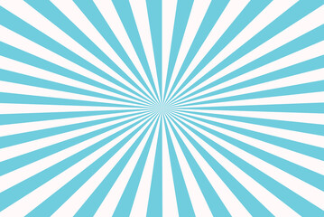 Snow color and Cyan color Sunburst for the background. Flag of japanese.
