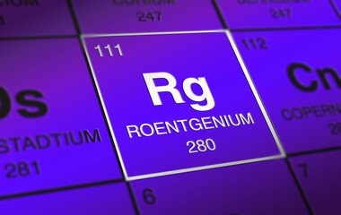 ROENTGENIUM (Rg) periodic table 111 element