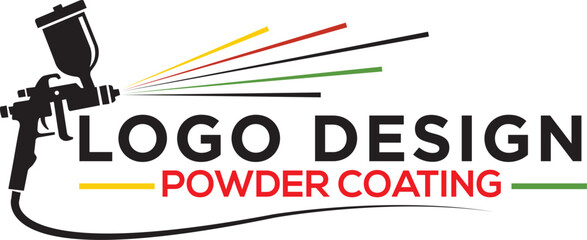Spray Powder Coating Logo Design