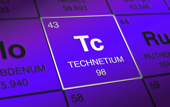 TECHNETIUM (Tc) periodic table 43 element