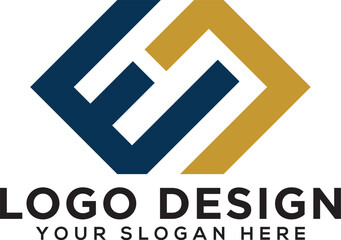 Initial Letter EC With Infinity Loop Recycle Arrow Concept Vector Logo Design Illustration