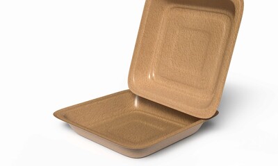 Eco Friendly Bagasse Take Away Box