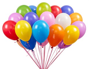 Colorful Balloons Bunch for Celebration and Party Decoration.